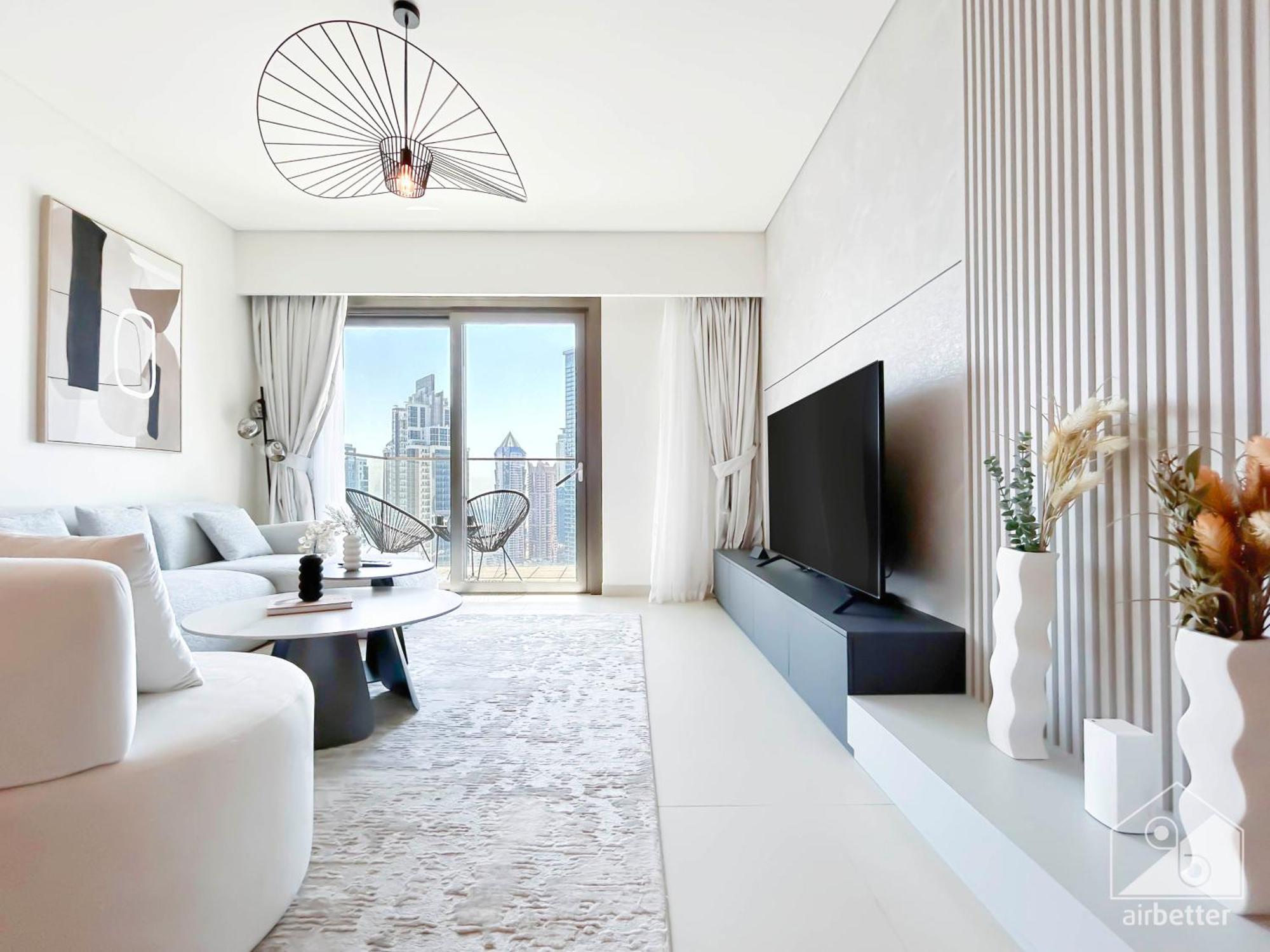 Burj Crown Luxurious 2bedroom Balcony Appartement *