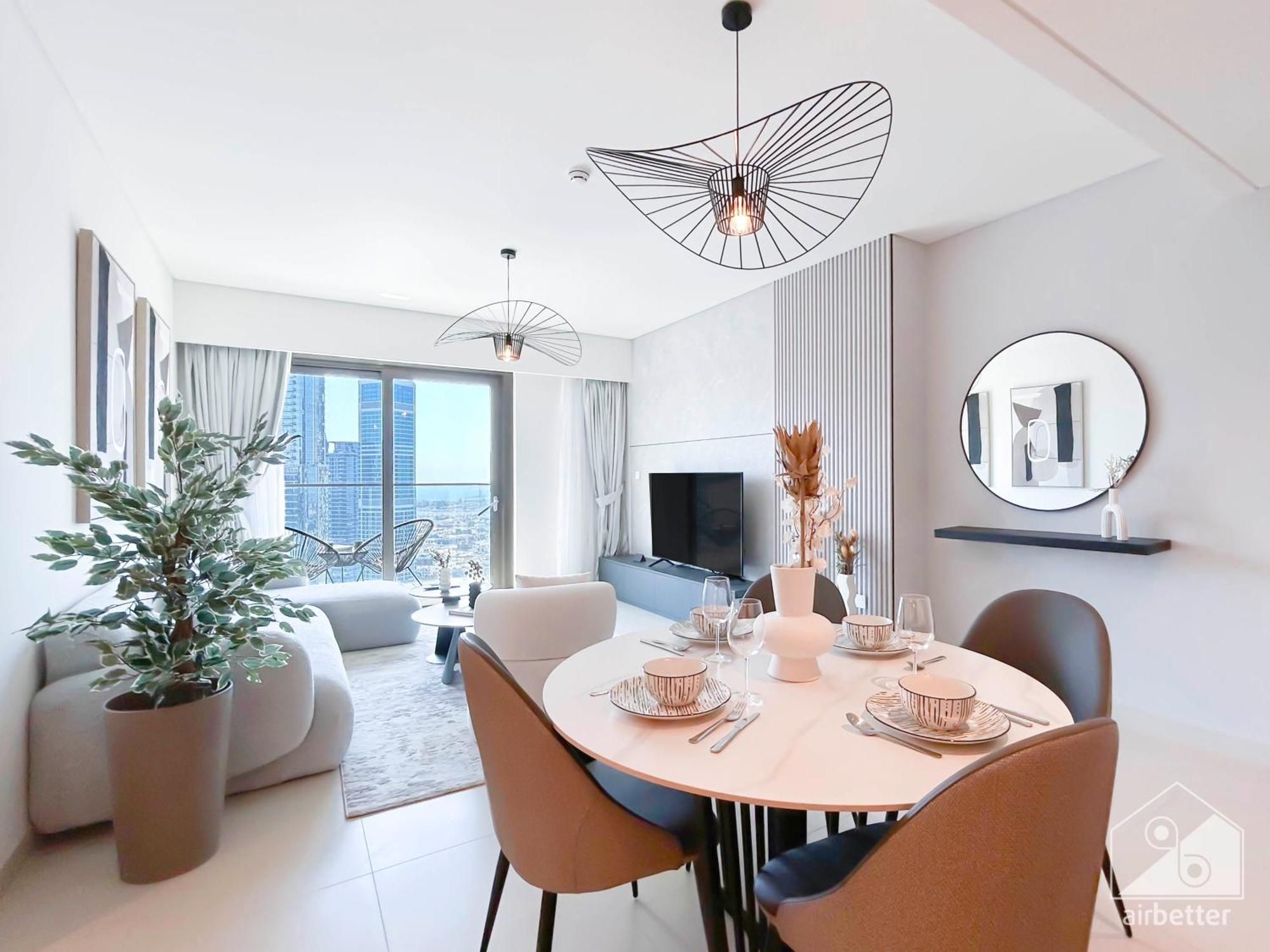 Appartement Burj Crown Luxurious 2bedroom Balcony